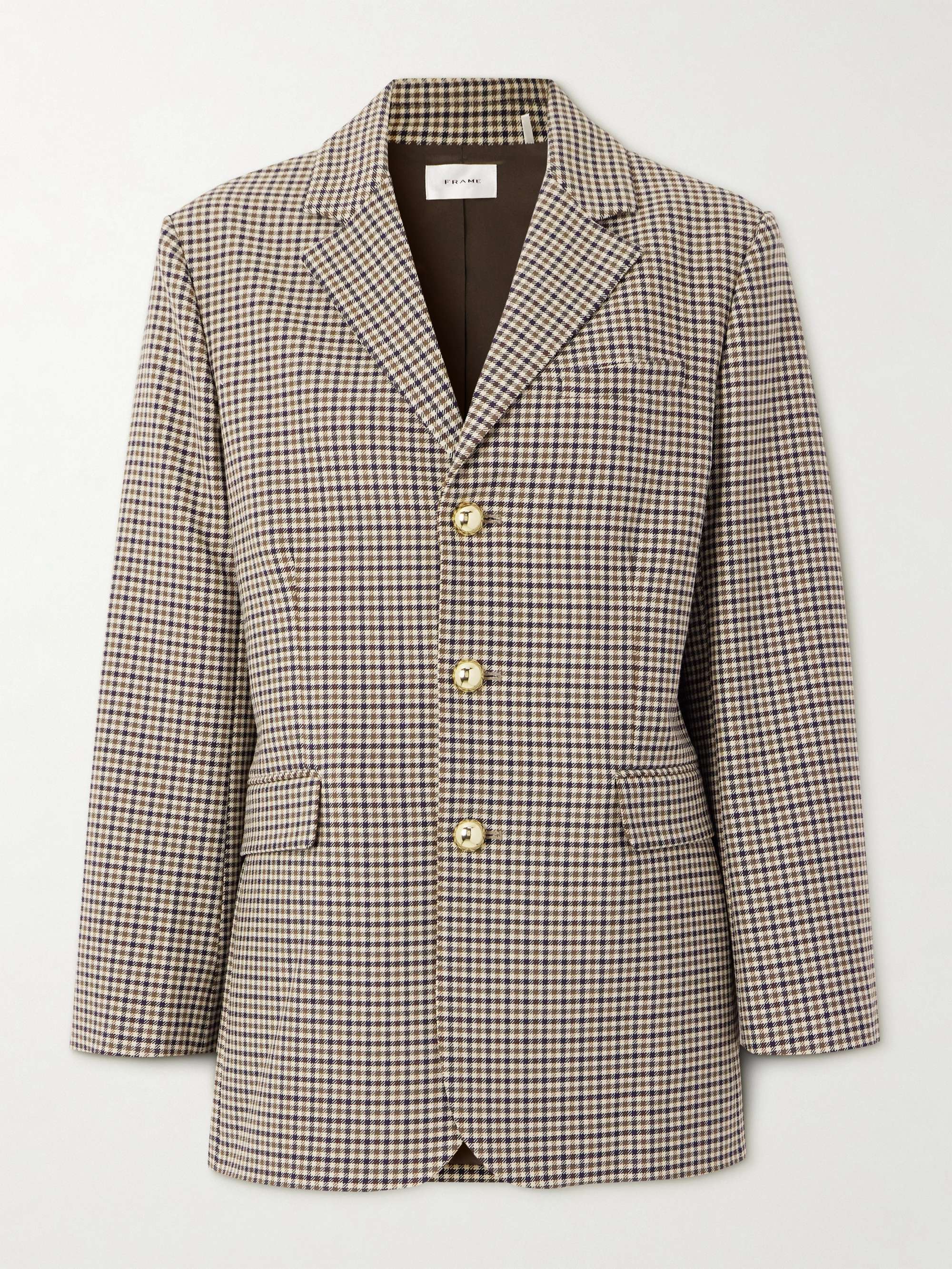 Houndstooth Tweed Blazer