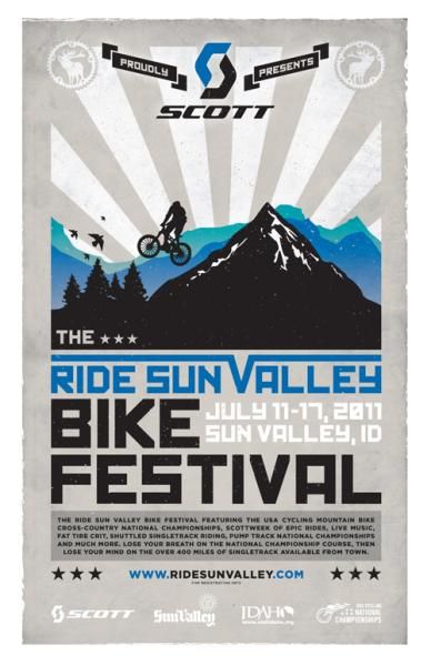 The Ride Sun Valley Festival will be held in mid-July 2011.
