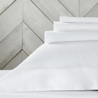 Egyptian Cotton Bed Linen on a bed.