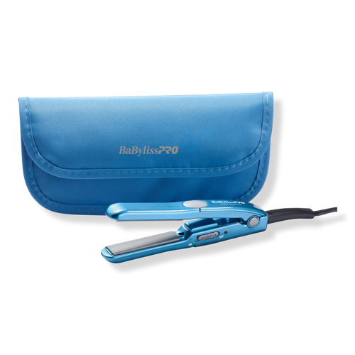Mini Straightening Iron With Travel Pouch