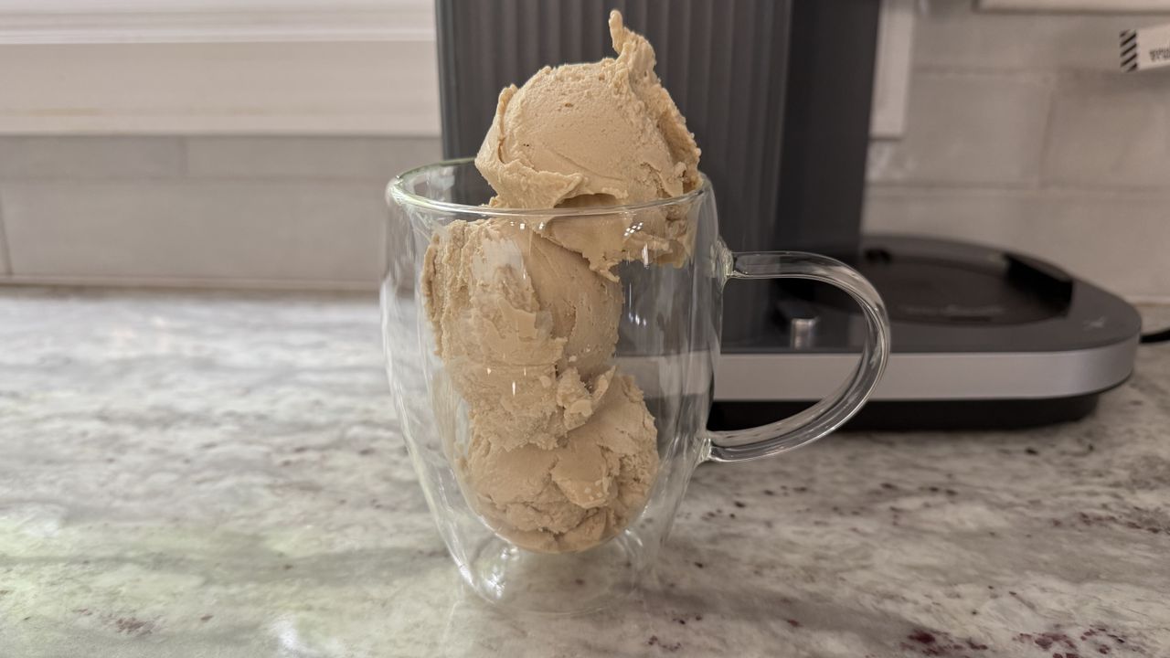 One-ingredient frozen yogurt made in Ninja Creami