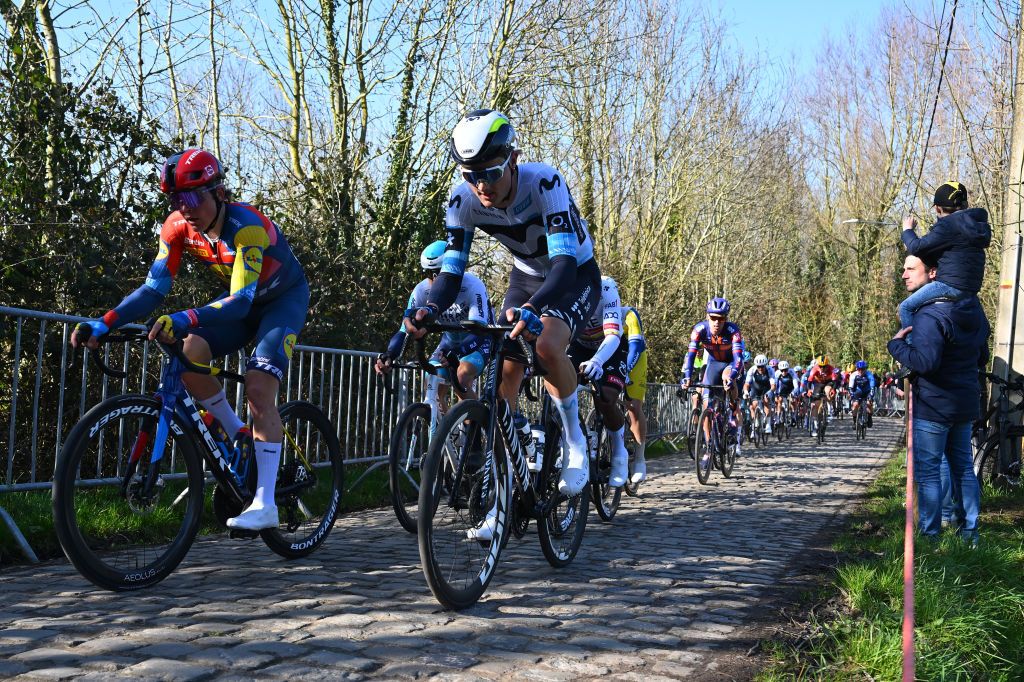 On the cobbles at Kuurne-Brussel-Kuurne