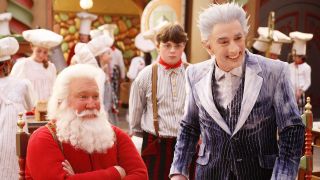 Tim Allen's Santa Claus and Martin Short's Jack Frost in The Santa Clause 3