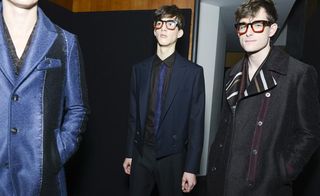 Male models waring Salvatore Ferragamo