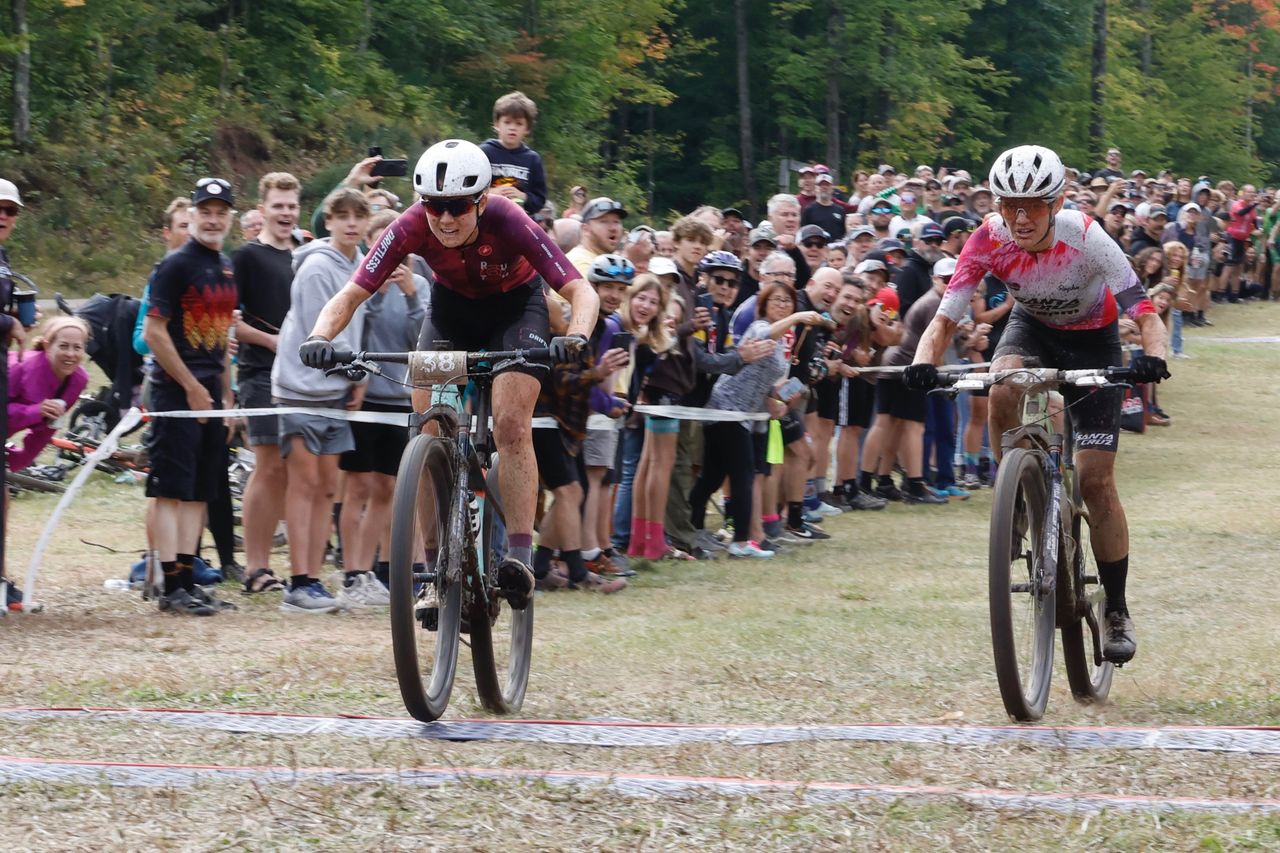 Ruth Edwards wins 2023 Life Time ​​Chequamegon MTB Festival presented by Trek in dramatic fashion over Alexis Skarda