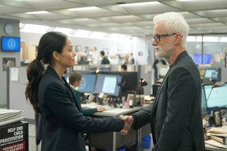 Fernanda Andrade (left) and John Slattery in Fox's 'Next'