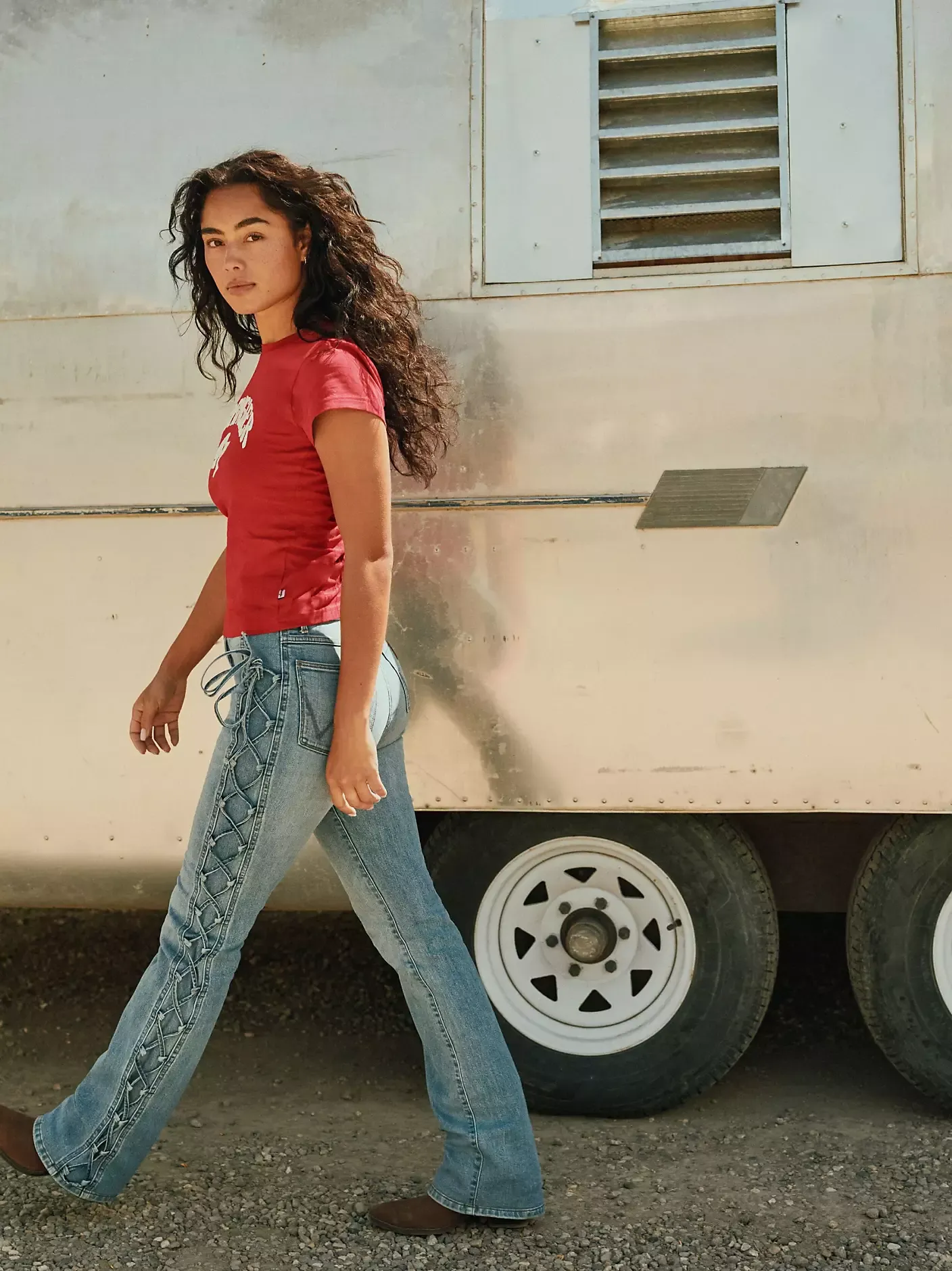 Wrangler , Low Rise Lace Up