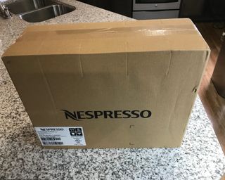 Nespresso Essenza Mini cardboard box packaging