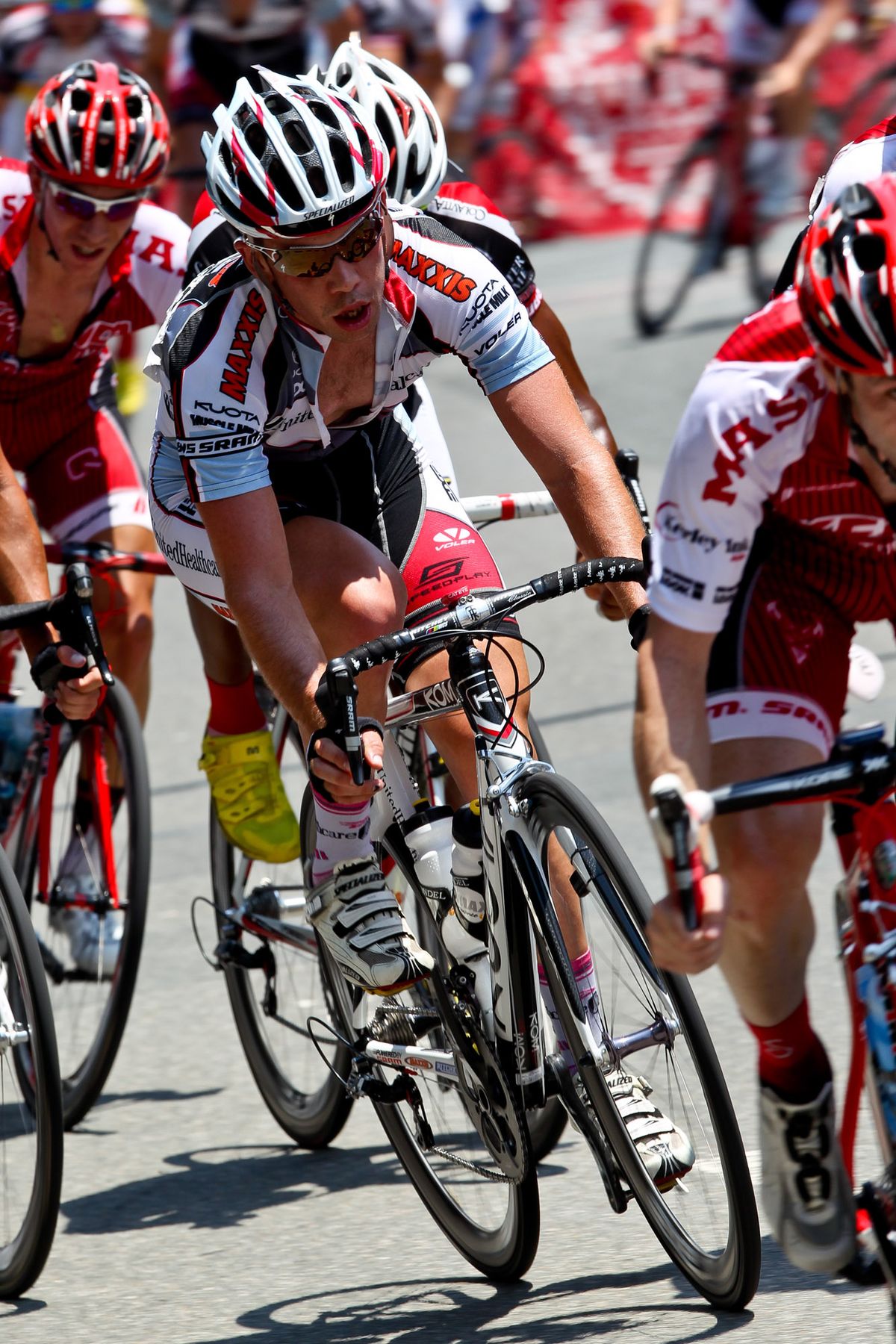 Jonny Clarke riding in the 2010 Clarendon Cup.