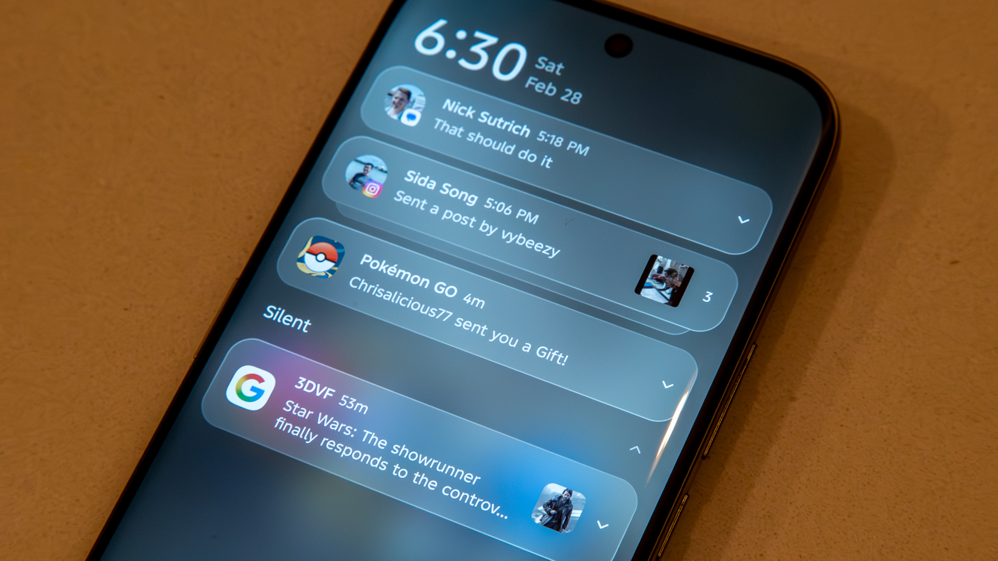 Camon 50 Ultra notifications