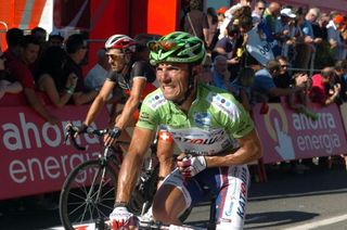 Joaquin Rodriguez (Katusha) was in pain after the crash