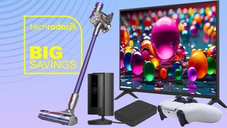 Dyson V8, LG TV, DualSense controller, Belkin powerbank and Ring indoor cam deal image