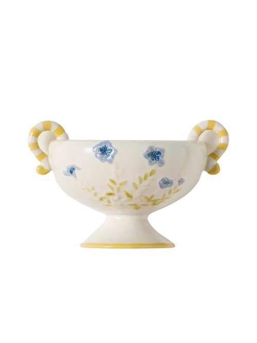 Decorative Urn Floral Ceramic Gallery Wall Charm