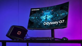 Samsung Odyssey G7 curved gaming monitor
