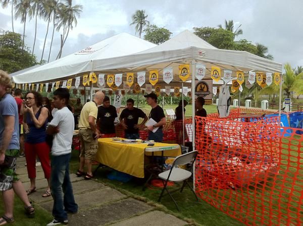 Racers sign in