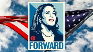 Artist revives iconic Obama poster design for Kamala Harris