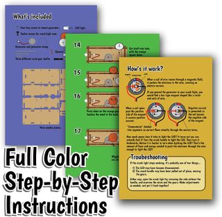 STEM Lab hand crank flashlight kit
