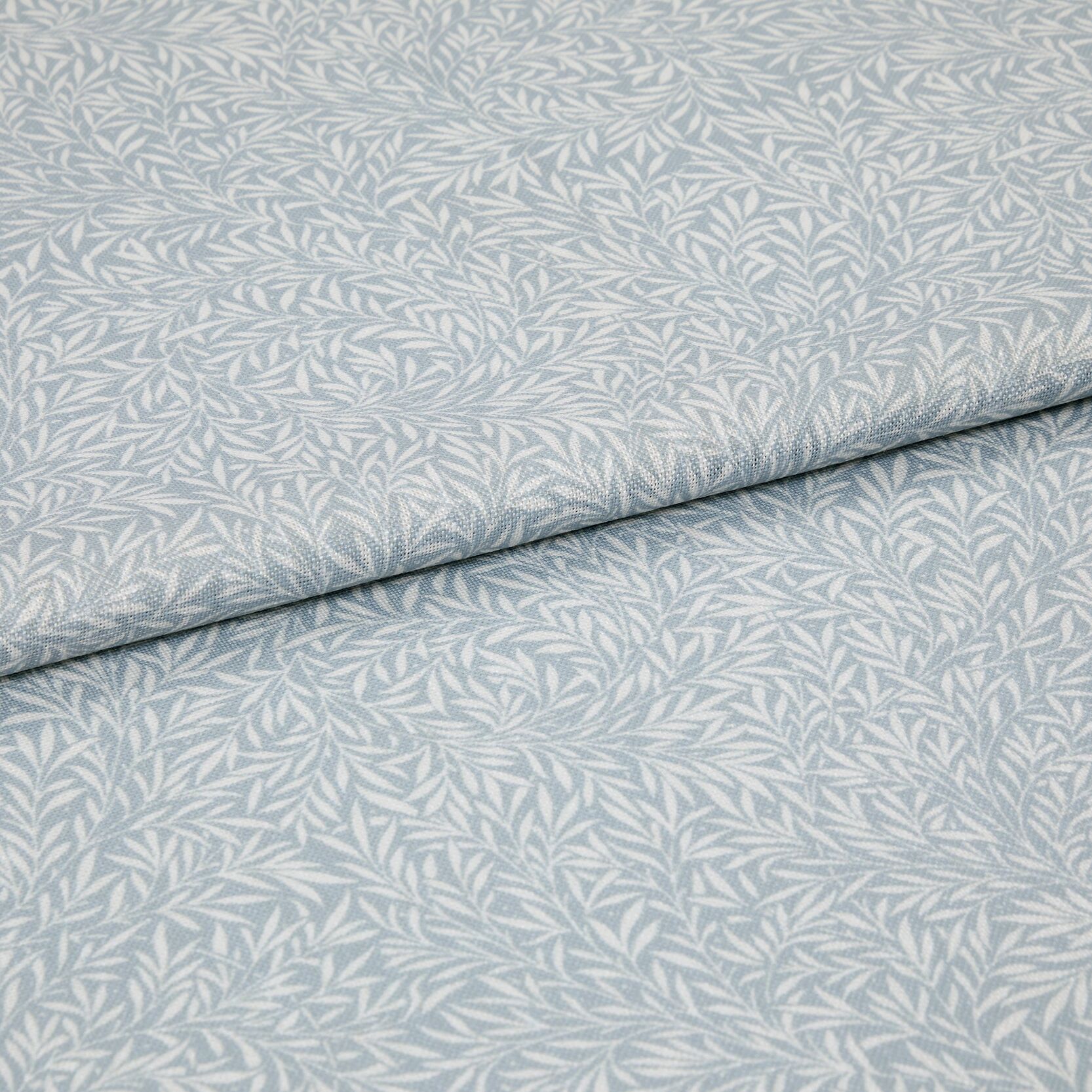 Hilary&#039;s x William Morris Willow Sky fabric swatch