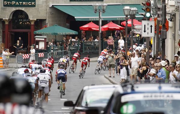 The crowds were strong in Vieux-Quebec.