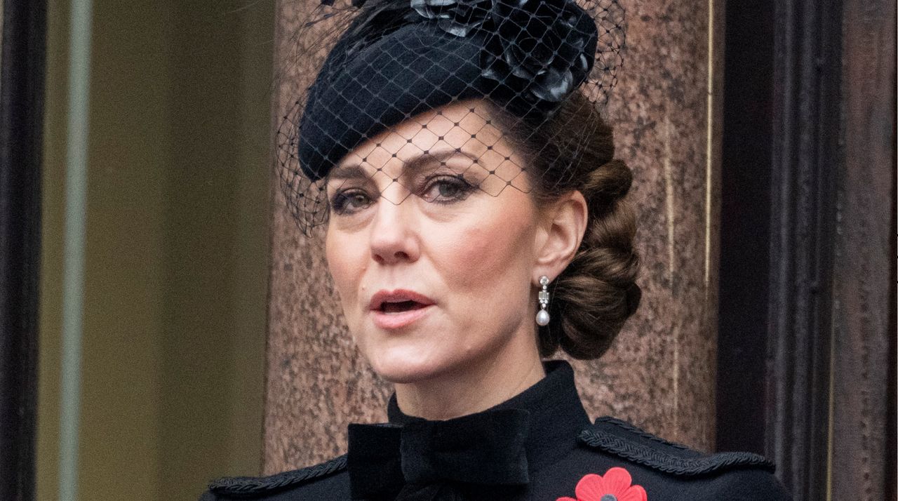 Catherine, Princess of Wales at The Cenotaph on November 10, 2024 in London, England. 