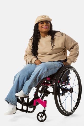 No Limbits Adaptive Women's Light Wash Wheelchair Pant