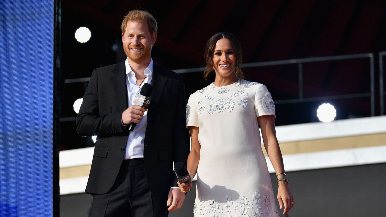 Prince Harry &amp; Meghan Markle at Global Citizen Live