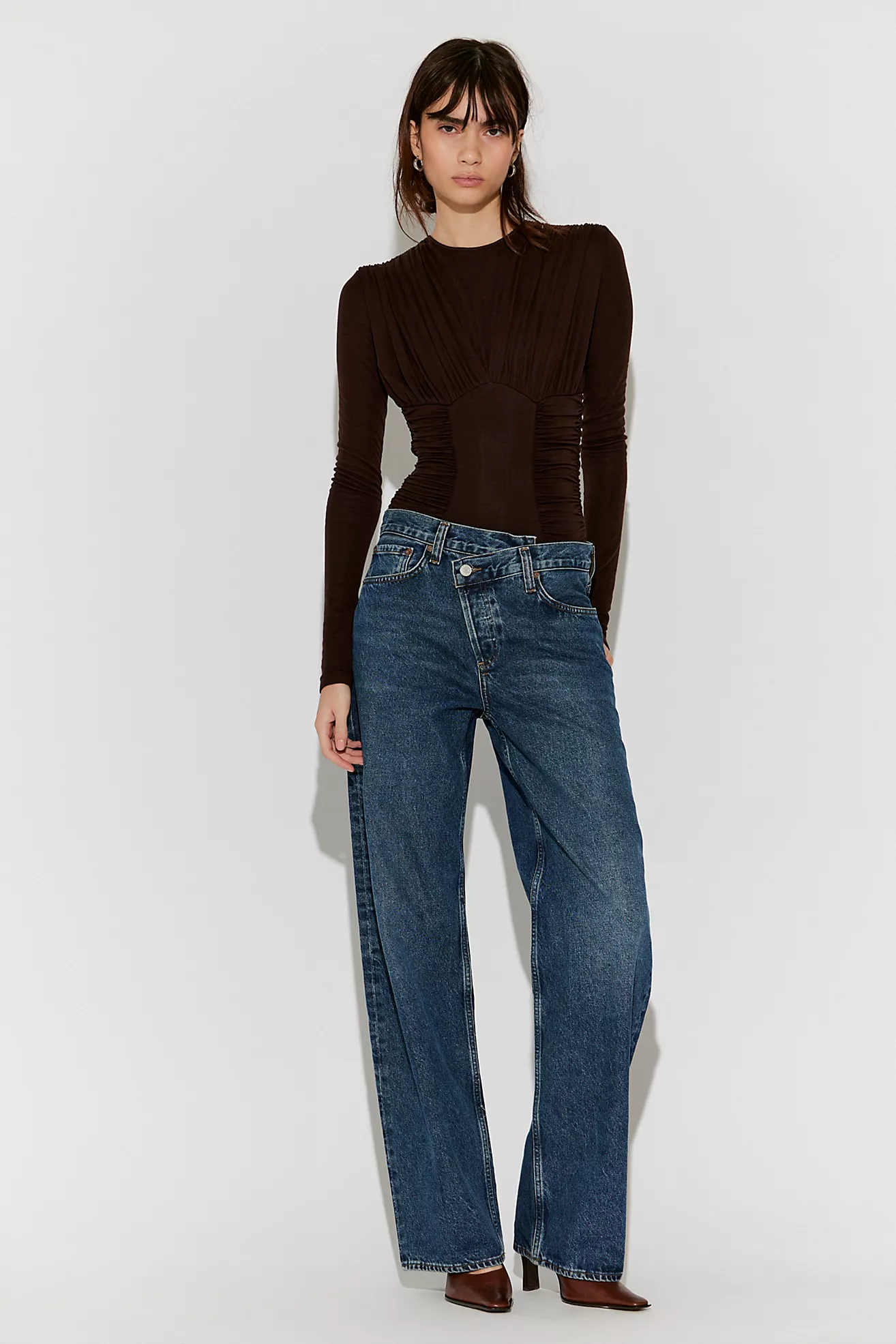 Agolde Arc Criss Cross Jeans