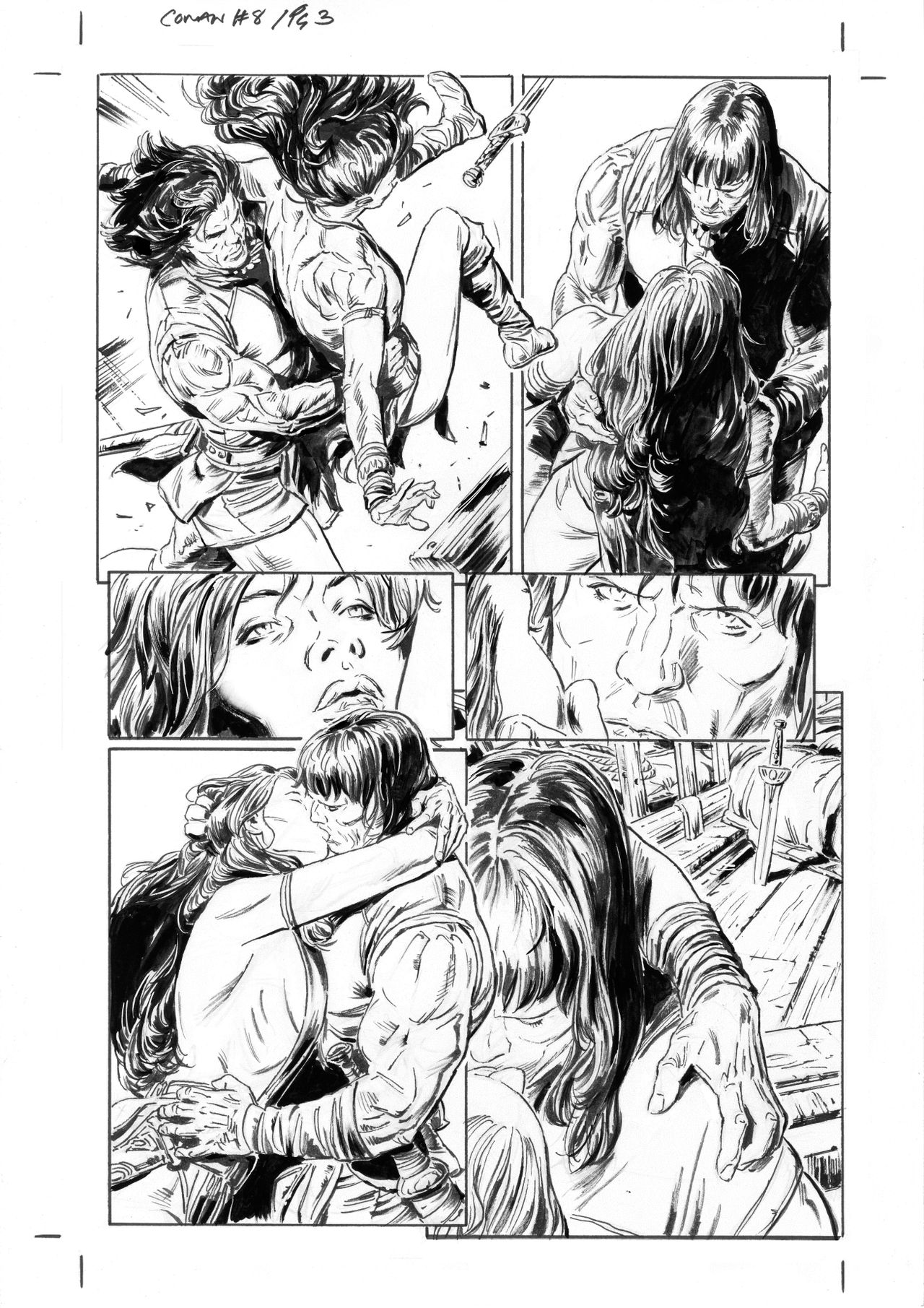 Art from Conan the Barbarian #8