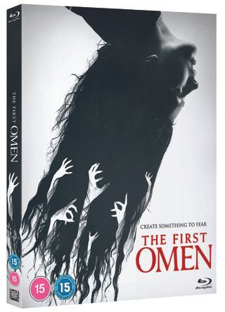 The Blu-ray cover of The First Omen.