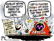 Political cartoon
