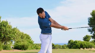 How to hit a driver - extension through the ball