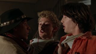 Bill and Ted with Billy the Kid