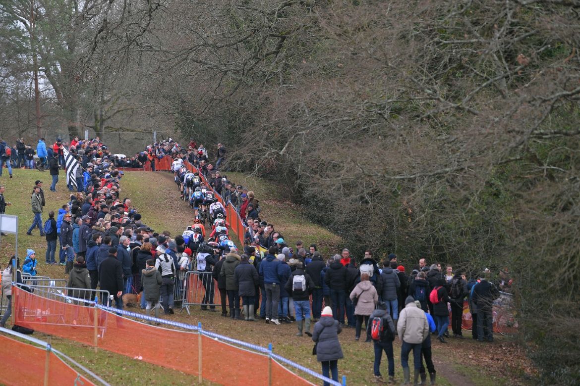 The crowds in France