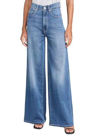 Dl1961 Softwear Hepburn Wide Leg High Rise Jeans