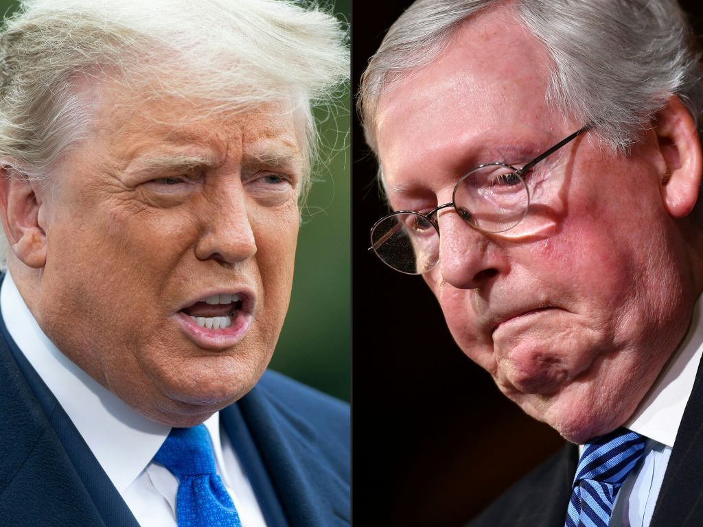 Donald Trump and Mitch McConnell.