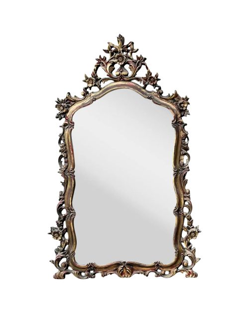 Vintage Ornate Carved Mirror