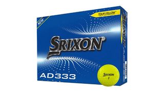Srixon AD333 Golf balls in yellow