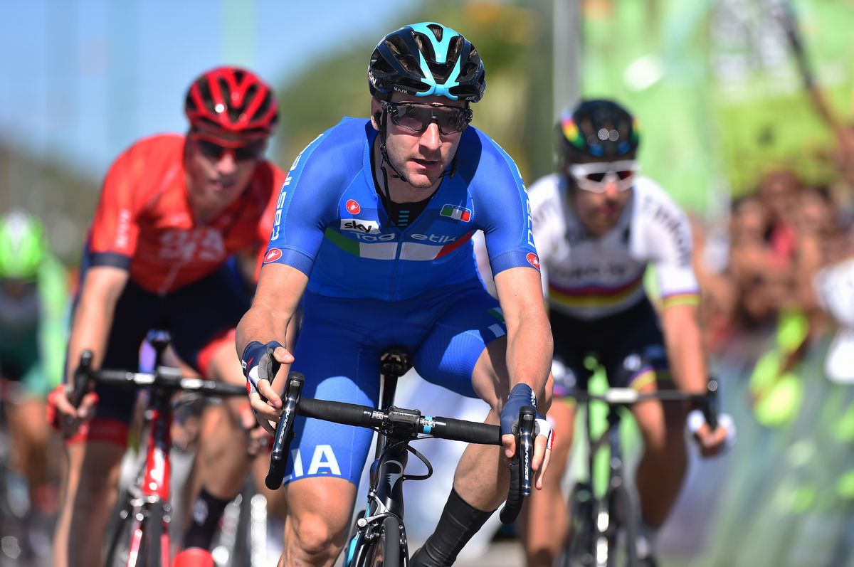 Elia Viviani was second to his teammate