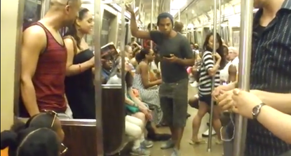 Broadway's The Lion King cast spontaneously serenaded a New York subway with 'Circle of Life'