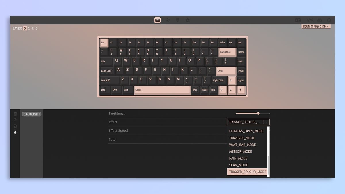 Screenshots of VIA