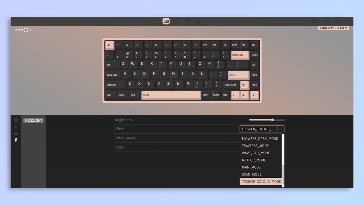 Screenshots of VIA