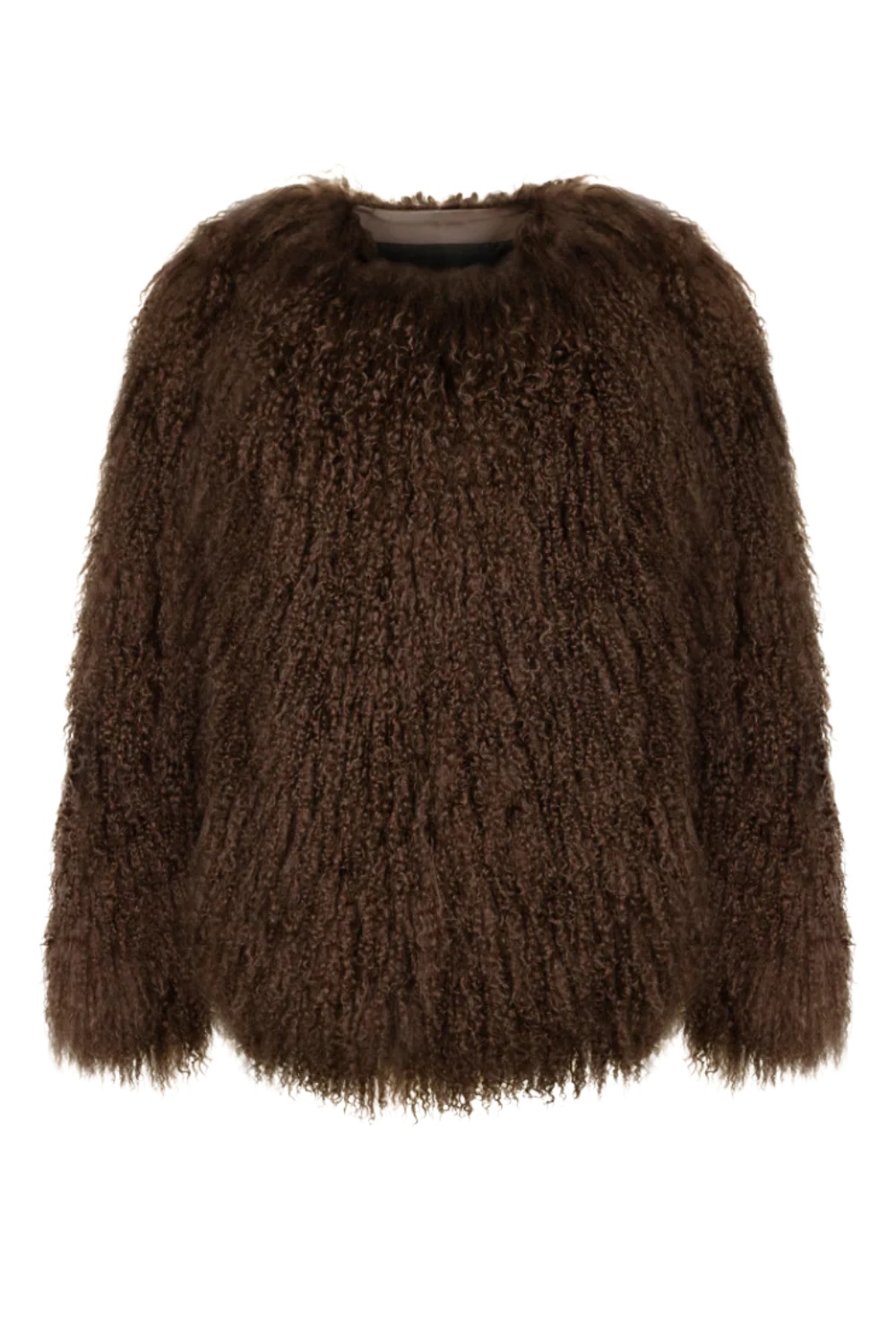Brown Mongolian Coat - Small Uk