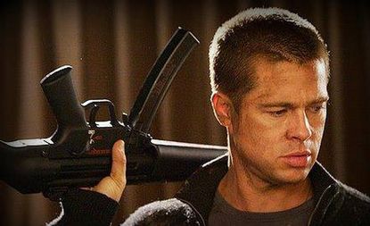 Brad Pitt says he's been a gun owner since he was in kindergarten