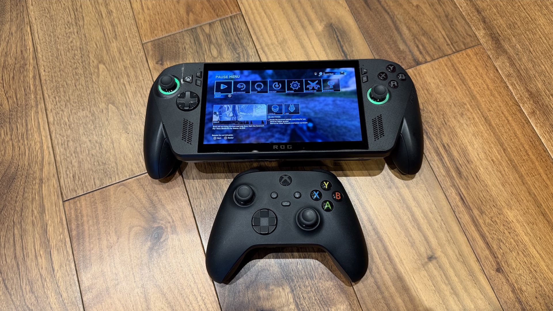 The ASUS ROG Xbox Ally X gaming handheld