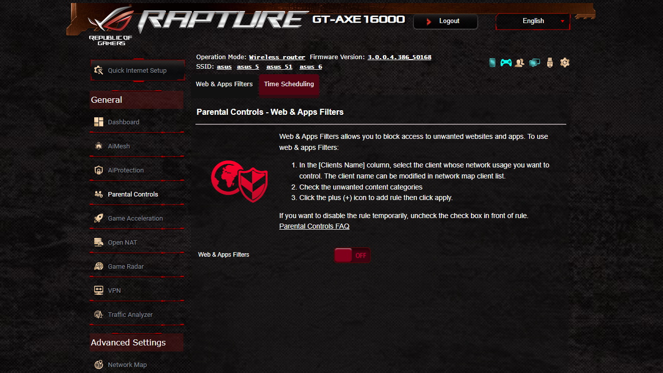 Asus ROG Rapture GT-AXE16000