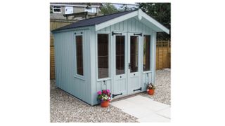 National Trust by Crane Ickworth Summerhouse, pale blue