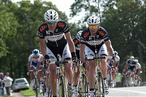 Bretagne-Schuller's Eric Berthou and Gael Malacarne.