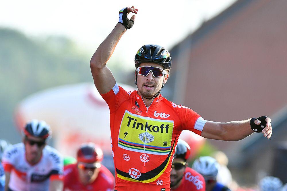 Peter Sagan wins stage 3 at the Eneco Tour