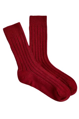 Cashmere-Blend Trouser Socks (Was $60) 