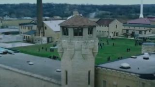 The exterior of Old Joliet Prison in Prison Break